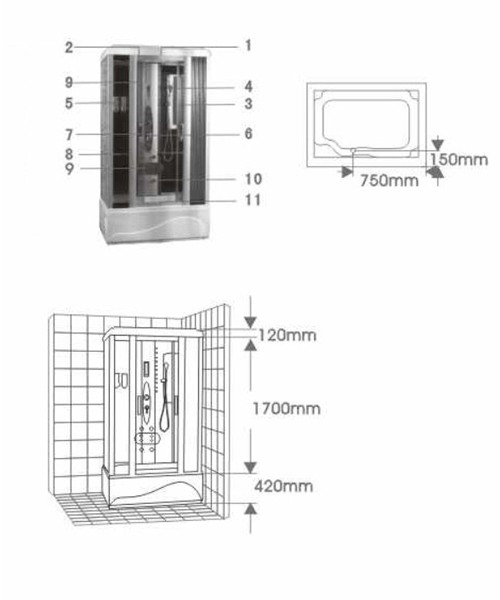 Shower room 2808