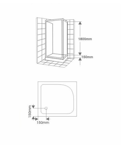 Shower enclosure F21