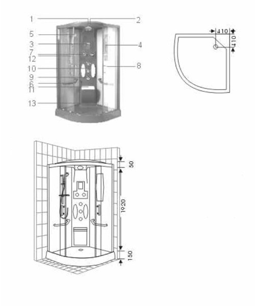 Shower room 8808