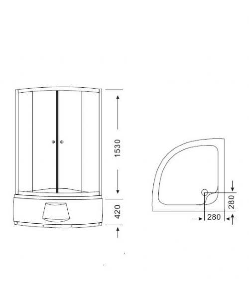 Shower enclosure C603