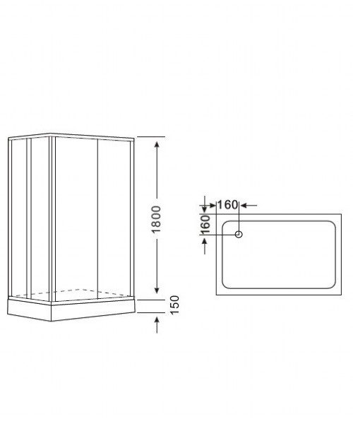 Shower enclosure C601